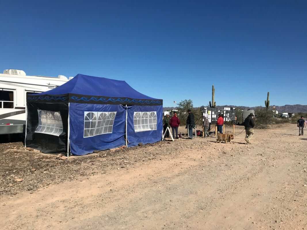 Quartzfest 2019 Welcome Tent