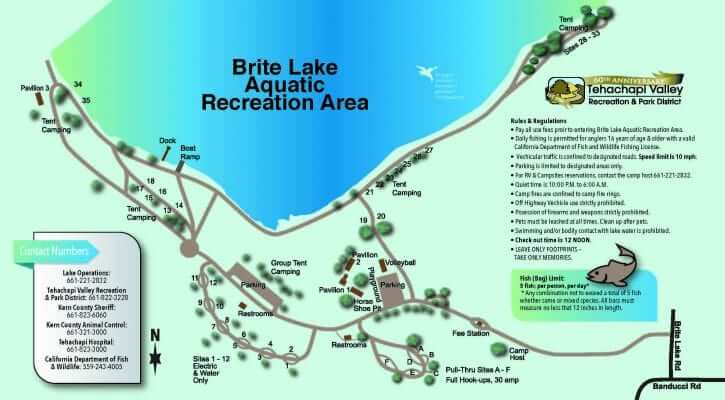 Brite Lake Map 1