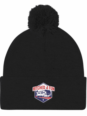Hitched4fun Pom Pom Knit Cap