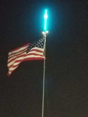 RV Flag Pole Downlight – Hitched4fun.com RV Flag Pole Downlight