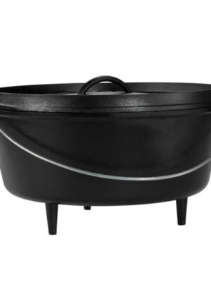 Lodge Cast Iron Camp Dutch Oven 10 Inch (4 Quart)