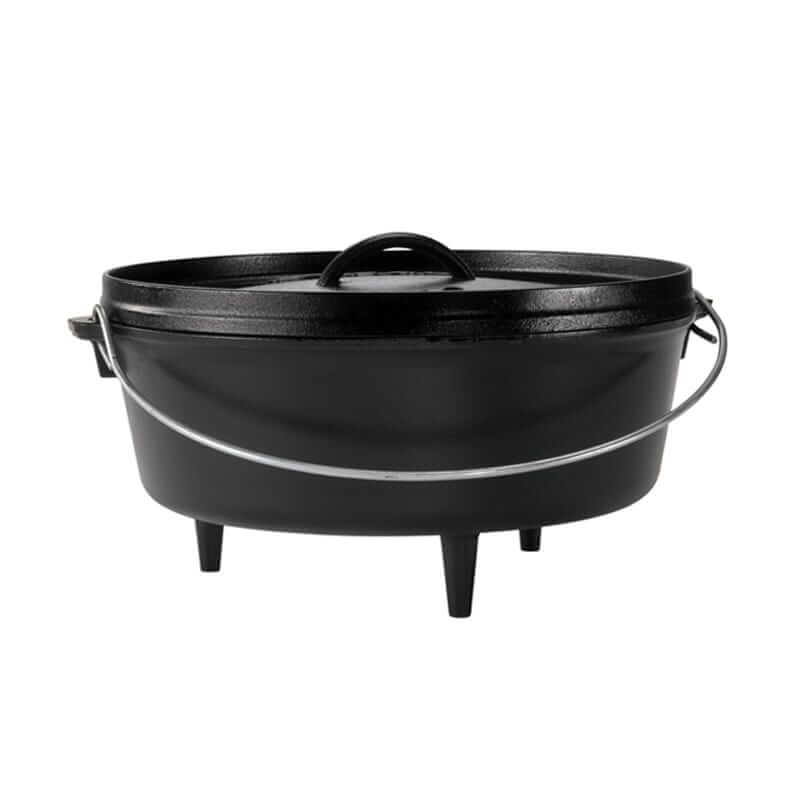 Lodge Cast Iron Lodge 1 Quart Black Cast Iron Dutch Oven with Lid - Oven  Safe, Induction Compatible - Versatile Cooking Pot for Oven, Stove, Grill,  Campfire in the Cooking Pots department