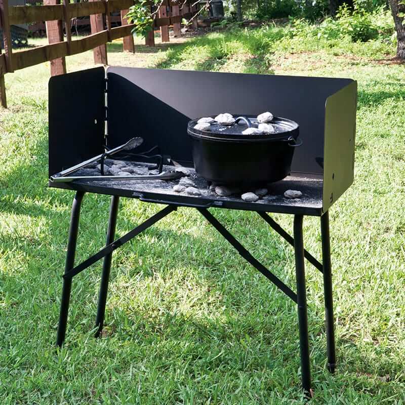 Lodge Outdoor Cast Iron Cooking Table 