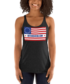 Hitched4fun Betsy Ross Racerback Tank (Women’s)