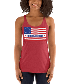 Hitched4fun Betsy Ross Racerback Tank (Women’s)