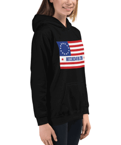 Hitched4fun Betsy Ross Hooded Sweatshirt (Kids)