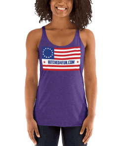 Hitched4fun Betsy Ross Racerback Tank (Women’s)