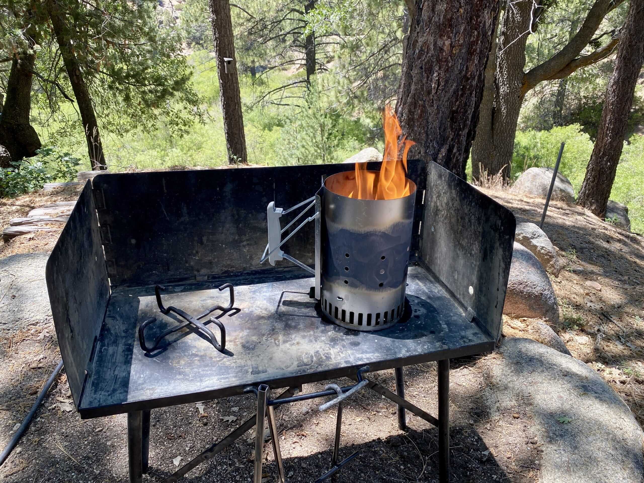 Lodge Outdoor Cast Iron Cooking Table 