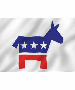 Democratic Party Flag 3x5 Foot