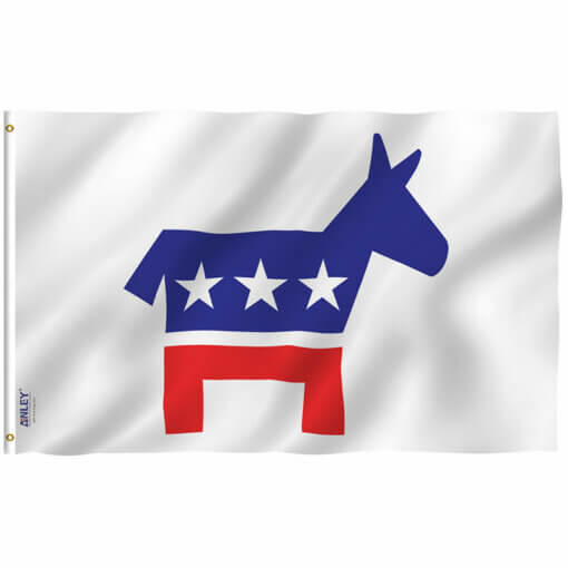 Democratic Party Flag 3x5 Foot