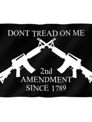 Don't Tread On Me 2nd Amendment Flag 3x5 Foot