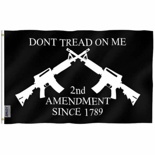 Don't Tread On Me 2nd Amendment Flag 3x5 Foot