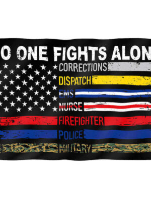 No One Fights Alone Flag 3x5 Foot