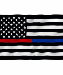 Thin Blue and Red Line Flag 3x5 Foot