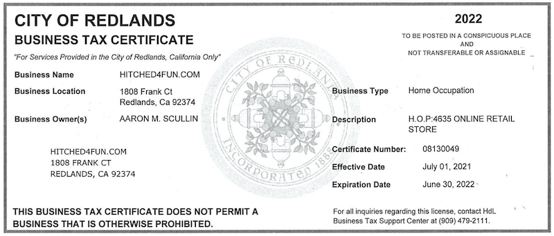 Business License
