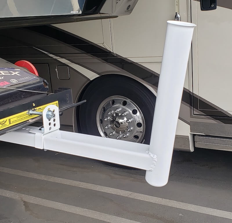 RV Flag Pole Fifth Wheel Kingpin Mount