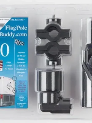 RV Flag Pole Buddy Ladder Mount 2.0