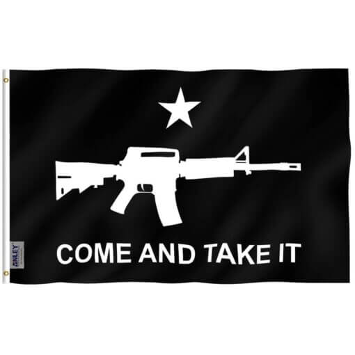 M-4 Carbine Come and Take It Flag 3x5 Foot