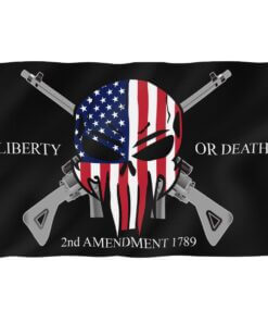 Liberty or Death 2nd Amendment 1789 Flag 3x5 Foot