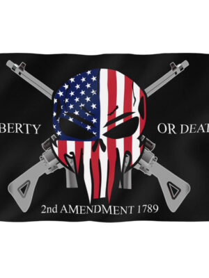 Liberty or Death 2nd Amendment 1789 Flag 3x5 Foot