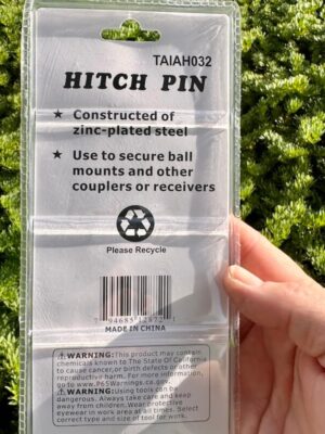 Hitch Pin Details