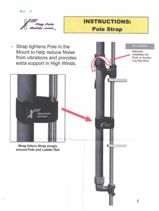Adjustable Pole Strap 72-2 By Werner