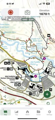 Gaia GPS - Old Faithful