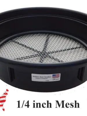 1-4 inch stainless steel mesh Gold Buddy classifier for gold mining.